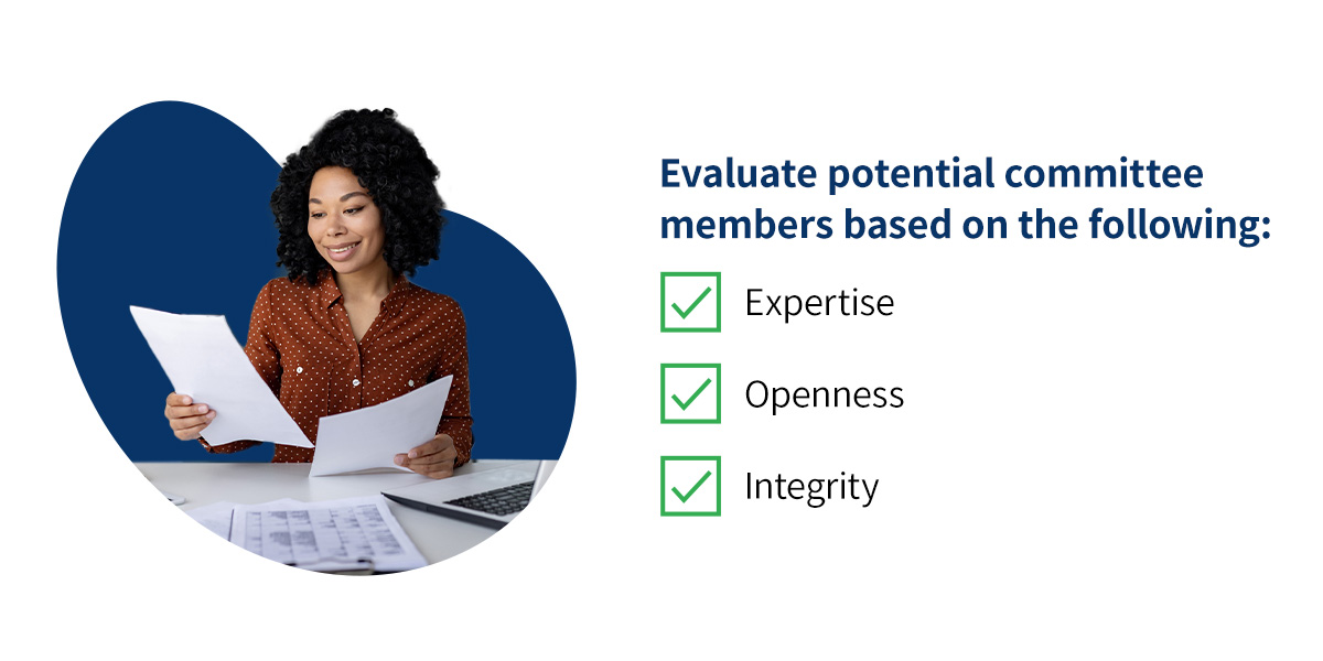 How to evaluate potential governance committee members