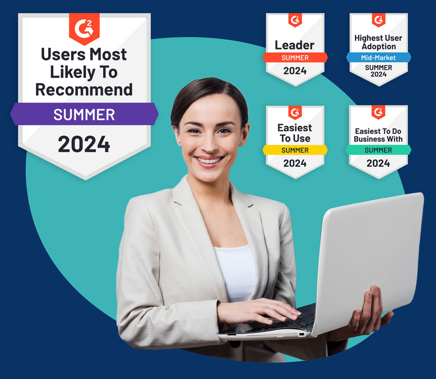 LogicManager G2 Badges Summer 2024 for Enterprise Risk Management